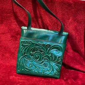 Green with Envy Patricia Nash Crossbody.
